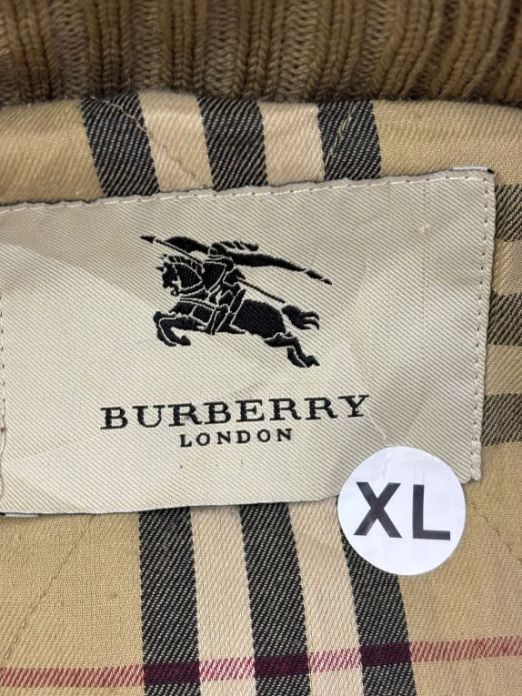 BURBERRY LONDON CAR COAT CLASSIC BEIGE MENS PRE OWNED XL