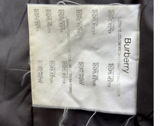 BURBERRY LONDON CAR COAT CLASSIC BEIGE MENS PRE OWNED XL