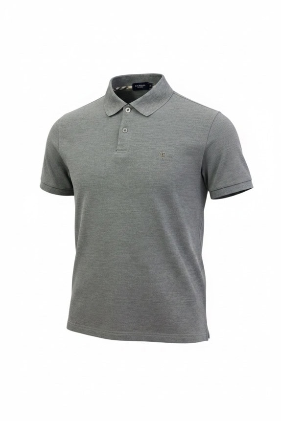 BURBERRY LONDON POLO MINIMAL GRIGIO UOMO PRE OWNED M