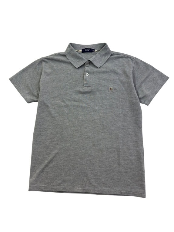 BURBERRY LONDON POLO MINIMAL GRIGIO UOMO PRE OWNED M