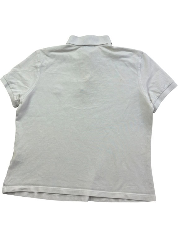 BURBERRY LONDON POLO ΜΠΛΟΥΖΑ MINIMAL OFF WHITE ΓΥΝΑΙΚΕΙΟ PRE OWNED XS