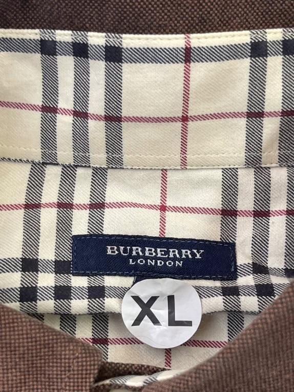 BURBERRY LONDON ΠΟΥΚΑΜΙΣΟ ΚΛΑΣΙΚΟ ΚΑΦΕ ΑΝΤΡΙΚΟ PRE OWNED XL