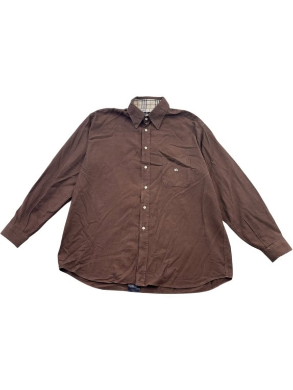 BURBERRY LONDON ΠΟΥΚΑΜΙΣΟ ΚΛΑΣΙΚΟ ΚΑΦΕ ΑΝΤΡΙΚΟ PRE OWNED XL