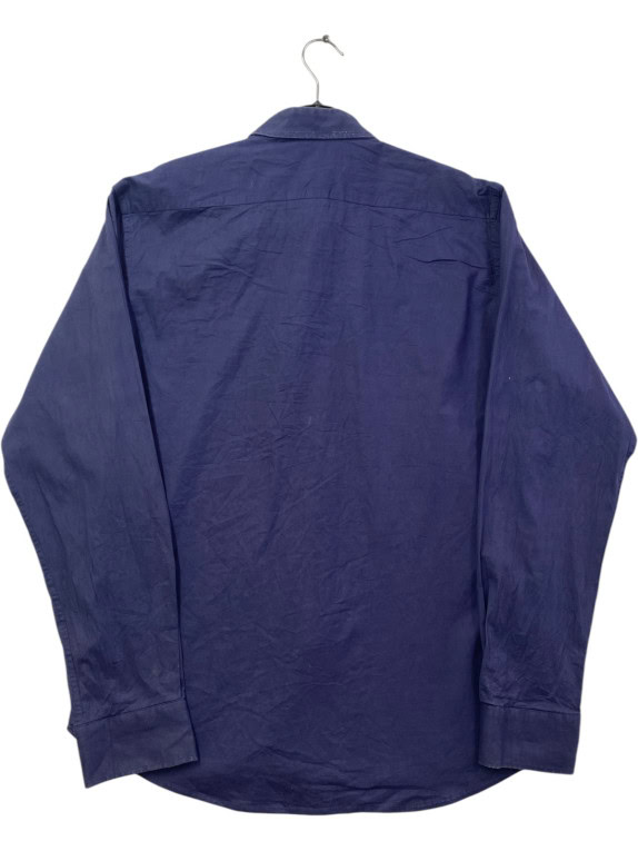 BURBERRY LONDON ΠΟΥΚΑΜΙΣΟ ΚΛΑΣΙΚΟ NAVY ΑΝΤΡΙΚΟ PRE OWNED L