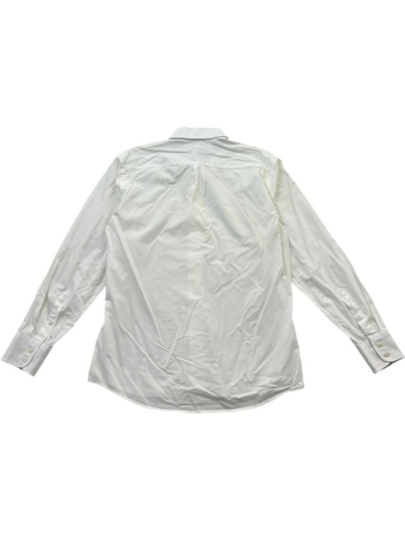 BURBERRY LONDON SHIRT MINIMAL OFF WHITE MENS PRE OWNED M
