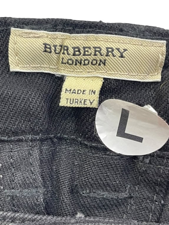 BURBERRY LONDON ΤΖΙΝ ΠΑΝΤΕΛΟΝΙ MINIMAL ΜΑΥΡΟ ΓΥΝΑΙΚΕΙΟ PRE OWNED L