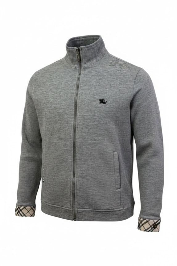 BURBERRY LONDON ΖΑΚΕΤΑ ΦΕΡΜΟΥΑΡ CLASSIC ΓΚΡΙ ΓΥΝΑΙΚΕΙΟ PRE OWNED S