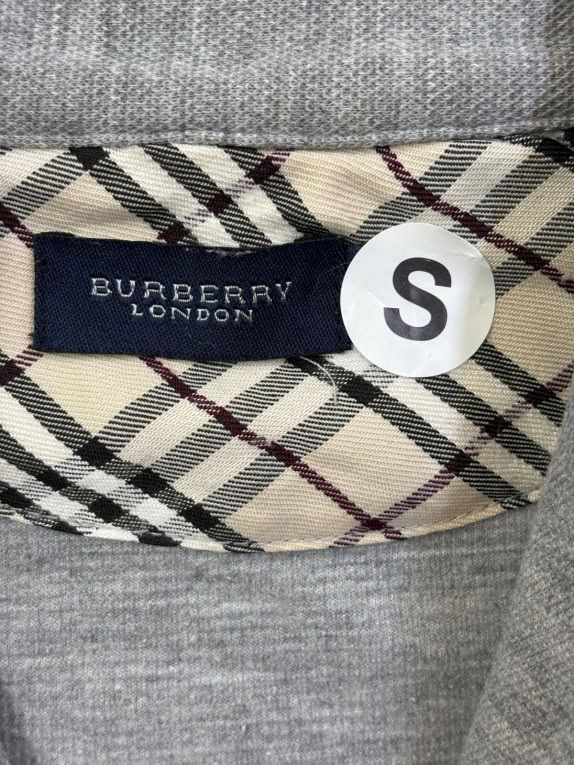 BURBERRY LONDON ΖΑΚΕΤΑ ΦΕΡΜΟΥΑΡ CLASSIC ΓΚΡΙ ΓΥΝΑΙΚΕΙΟ PRE OWNED S