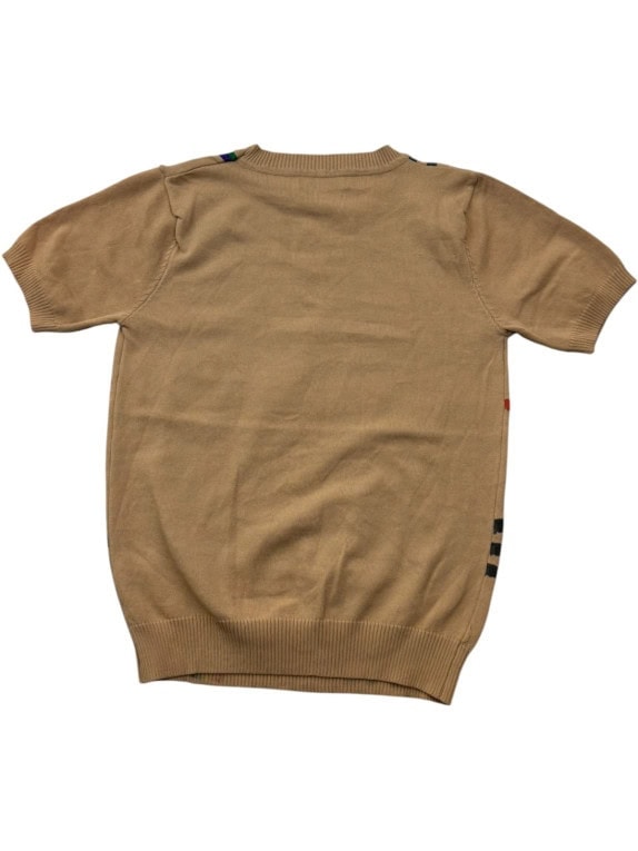 BURBERRY ΠΛΕΚΤΟ ΚΟΝΤΟΜΑΝΙΚΟ CLASSIC ΜΠΕΖ ΓΥΝΑΙΚΕΙΟ PRE OWNED XS