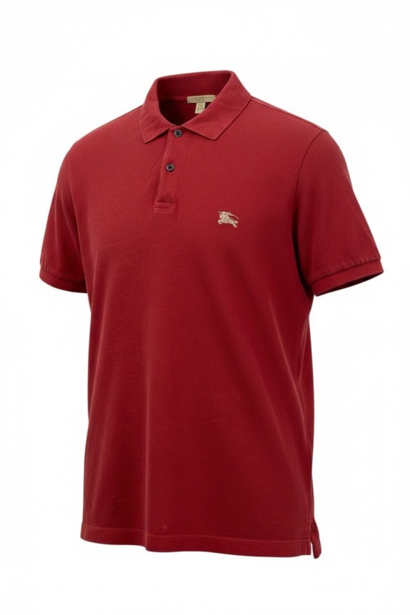 BURBERRY ΠΟΛΟ ΜΠΛΟΥΖΑ CLASSIC ΚΟΚΚΙΝΟ ΑΝΤΡΙΚΟ PRE OWNED M