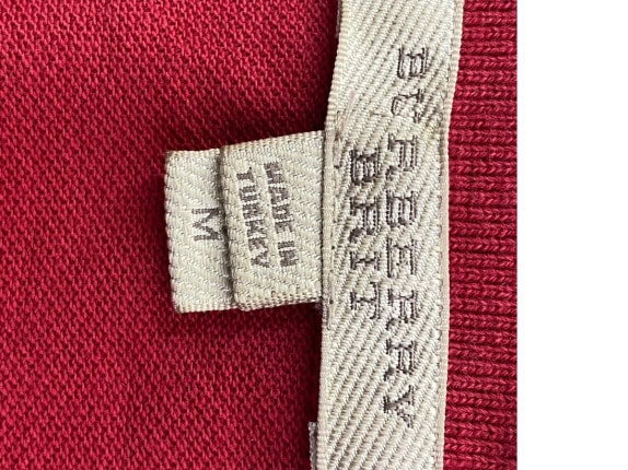 BURBERRY POLO CLASSIC ROSSO UOMO PRE OWNED M