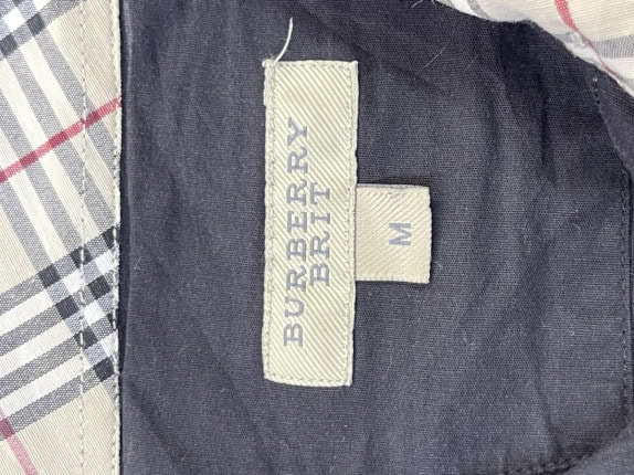 BURBERRY SHIRT CLASSIC BLACK MEN PRE OWNED M