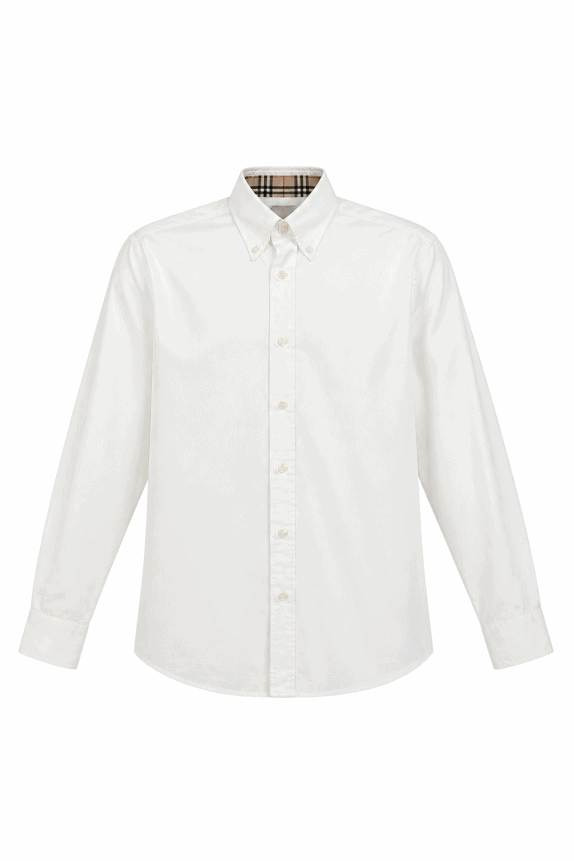 BURBERRY CAMICIA CLASSICA BIANCA UOMO PRE OWNED M