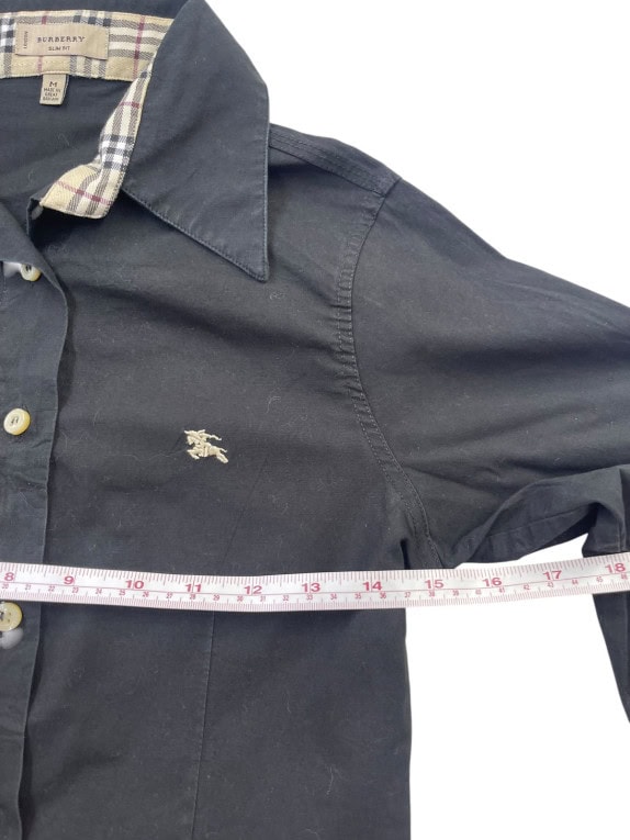 BURBERRY ΠΟΥΚΑΜΙΣΟ MINIMAL ΜΑΥΡΟ ΓΥΝΑΙΚΕΙΟ PRE OWNED M
