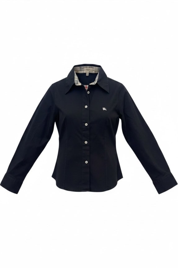 BURBERRY ΠΟΥΚΑΜΙΣΟ MINIMAL ΜΑΥΡΟ ΓΥΝΑΙΚΕΙΟ PRE OWNED M
