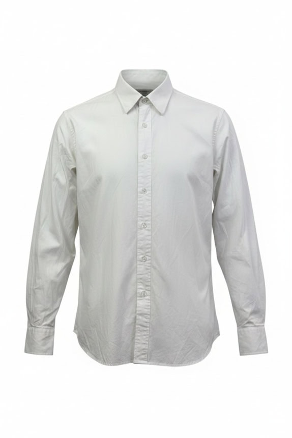 BURBERRY ΠΟΥΚΑΜΙΣΟ VINTAGE ΛΕΥΚΟ ΑΝΤΡΙΚΟ M pre-owned