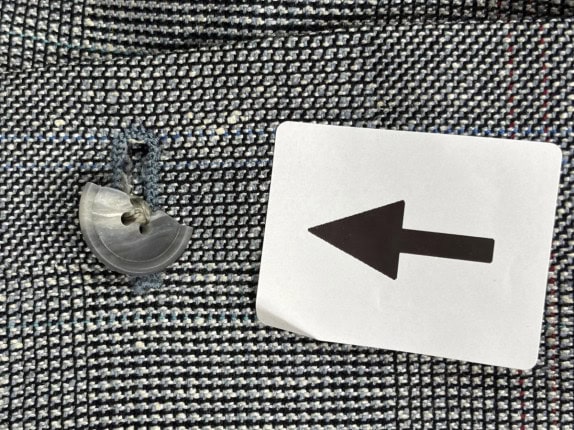 BURBERRY BLAZER VINTAGE GREY MENS PRE OWNED M
