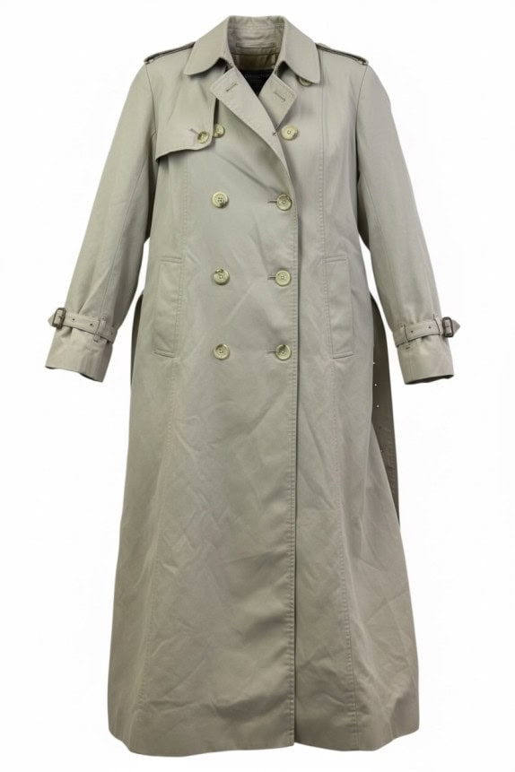 BURBERRYS TRENCH VINTAGE BEIGE DONNA PRE OWNED L