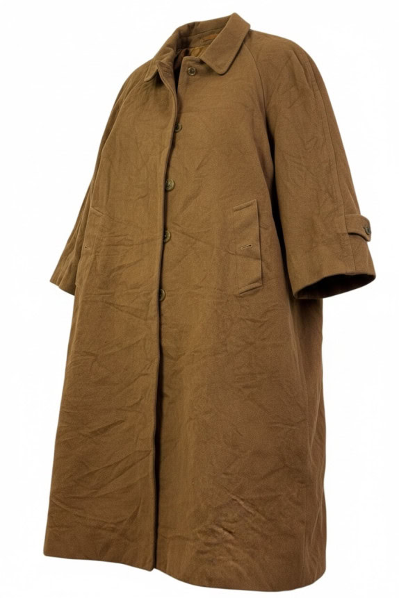 BURBERRYS CAPPOTTO LUNGO VINTAGE CAMMELLO UOMO PRE OWNED L