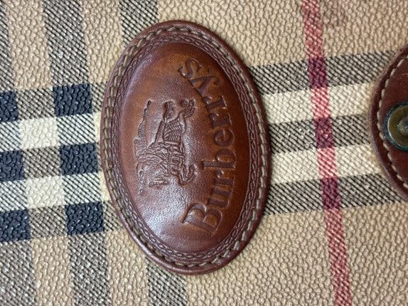 BURBERRYS ΤΣΑΝΤΑ ΧΙΑΣΤΙ VINTAGE CLASSIC ΜΠΕΖ ΚΑΦΕ ΓΥΝΑΙΚΕΙΟ PRE OWNED