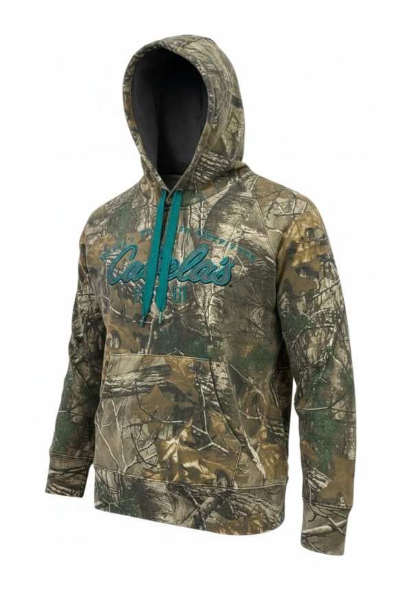 CABELAS HOODIE CAMO CAMOUFLAGE MENS PRE OWNED S