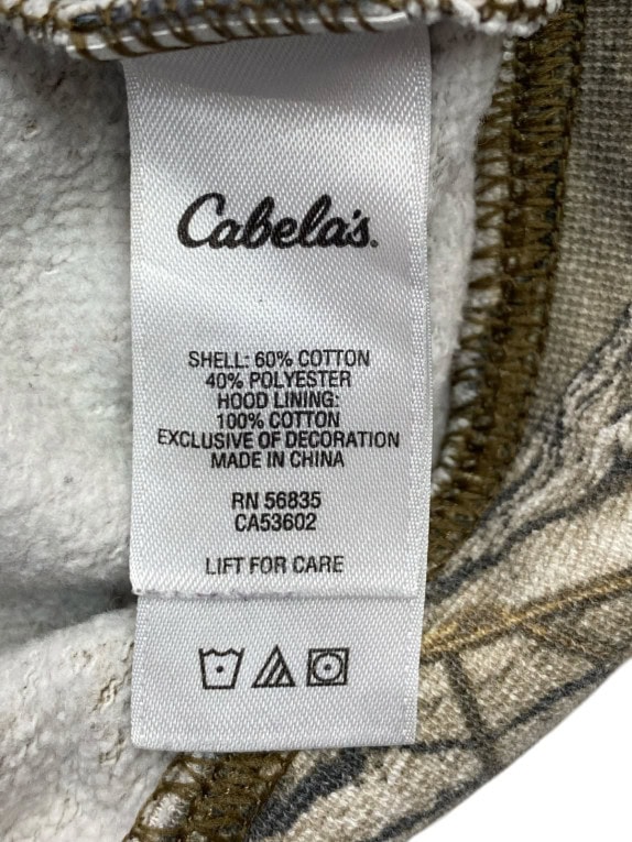 CABELAS HOODIE CAMO ΠΑΡΑΛΛΑΓΗΣ ΑΝΤΡΙΚΟ PRE OWNED S