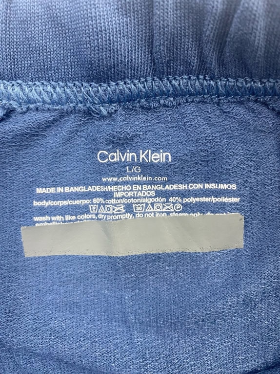 Calvin Klein Men’s Blue Sweatpants Size L