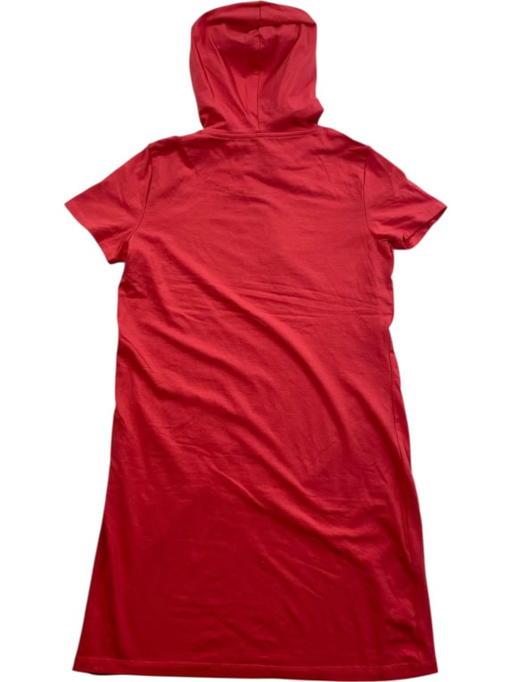 Calvin Klein Hoodie Dress Casual Logo Red/Gold Women’s  S/M
