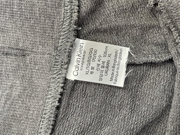 CALVIN KLEIN ΦΟΡΜΑ JOGGER MINIMAL ΓΚΡΙ ΑΝΤΡΙΚΟ PRE OWNED XL