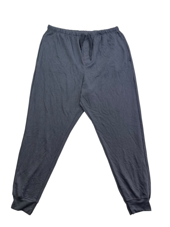 Calvin Klein Pantaloni della tuta casual senza logo grigi da uomo XL
