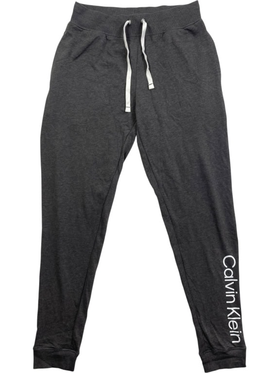 Calvin Klein Pantaloni della tuta Sleepwear Logo Print Antracite Unisex S