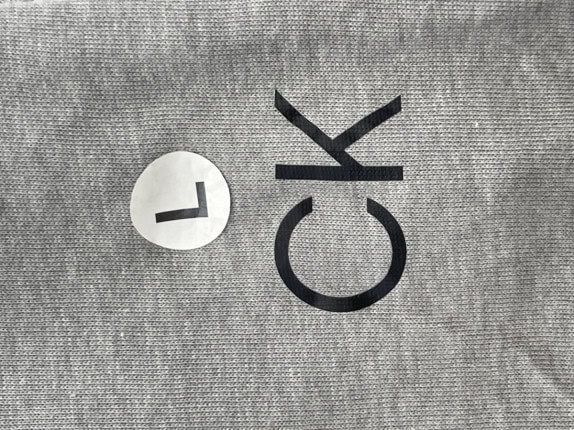 CALVIN KLEIN ΦΟΡΜΑ STREETWEAR ΓΚΡΙ ΑΝΤΡΙΚΟ PRE OWNED L