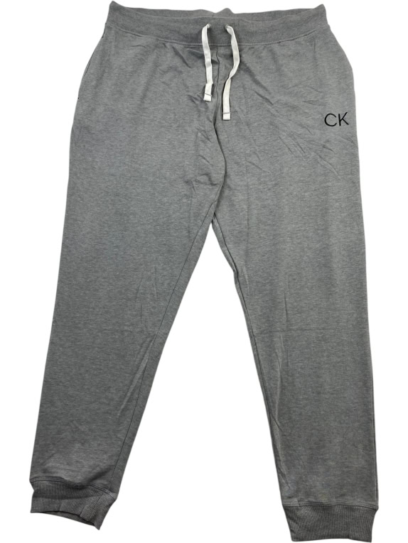 Calvin Klein Pantaloni della tuta grigi sleepwear da uomo XL