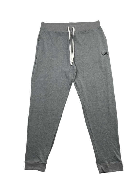 Calvin Klein Grey Sweatpants with CK Logo Men’s XL