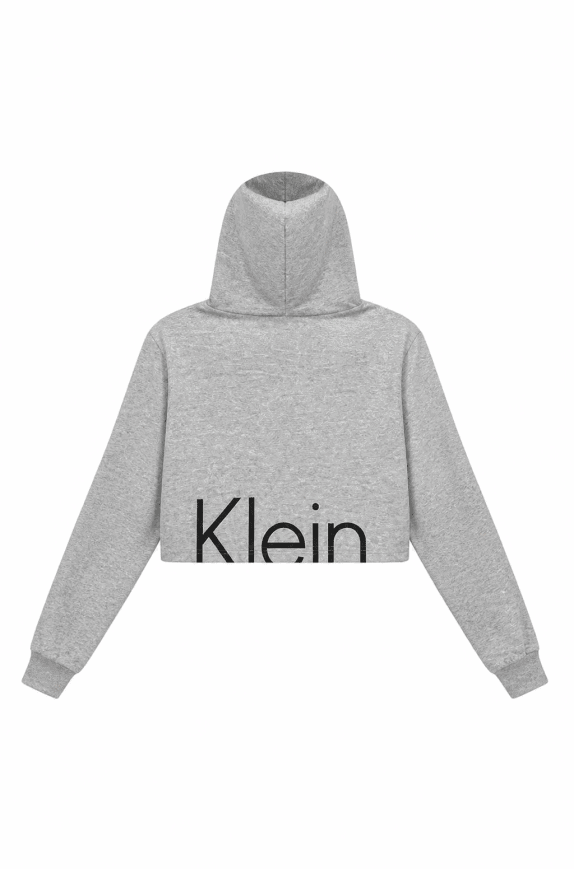 CALVIN KLEIN HOODIE STREETWEAR ΓΚΡΙ ΓΥΝΑΙΚΕΙΟ PRE OWNED XS