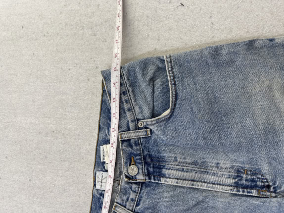 CALVIN KLEIN JEANS DENIM SHORTS WASHED BLUE ΑΝΤΡΙΚΟ PRE OWNED S