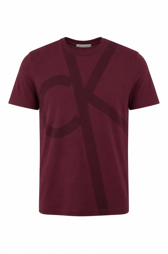 CALVIN KLEIN JEANS GRAPHIC TEE MINIMAL ΜΠΟΡΝΤΟ ΑΝΤΡΙΚΟ PRE OWNED L