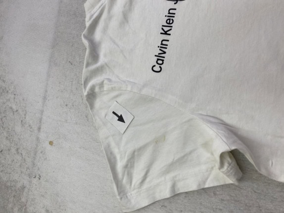 CALVIN KLEIN JEANS GRAPHIC TEE OFF WHITE ΑΝΤΡΙΚΟ PRE OWNED L