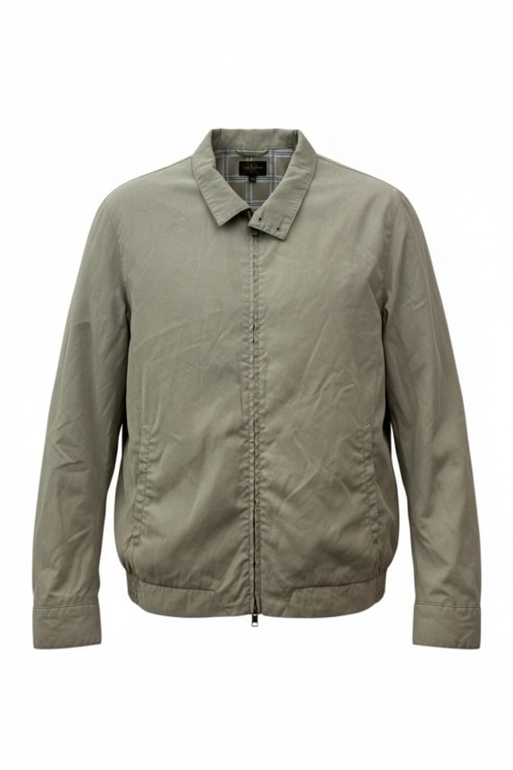 CALVIN KLEIN JEANS GIACCA HARRINGTON MINIMAL BEIGE UOMO PRE OWNED XL