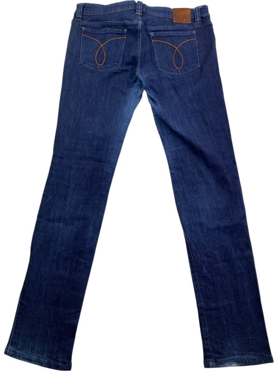 CALVIN KLEIN JEANS Pantaloni denim a vita bassa blu unisex M