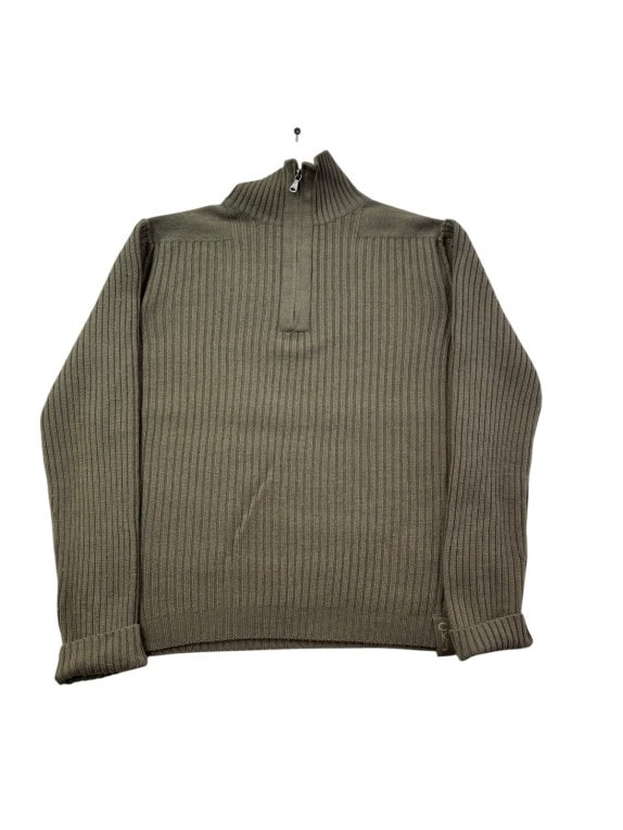 CALVIN KLEIN JEANS ΠΛΕΚΤΟ HALF ZIP MINIMAL OLIVE ΑΝΤΡΙΚΟ PRE OWNED L