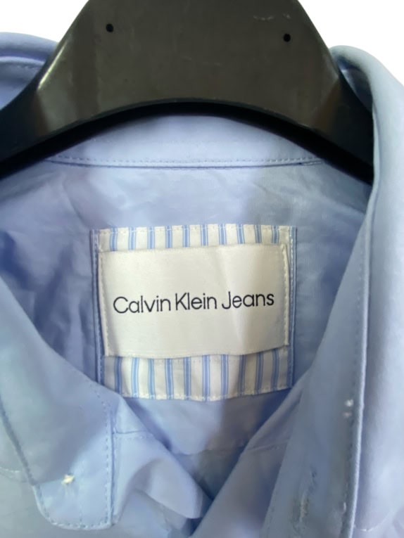CALVIN KLEIN JEANS ΠΟΥΚΑΜΙΣΟ CASUAL ΓΑΛΑΖΙΟ UNISEX L