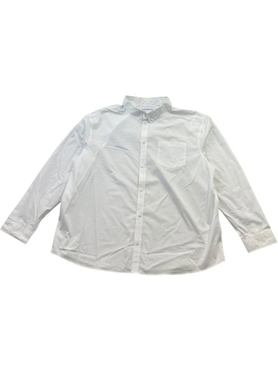 CALVIN KLEIN JEANS ΠΟΥΚΑΜΙΣΟ MINIMAL ΛΕΥΚΟ ΑΝΤΡΙΚΟ PRE OWNED XXL