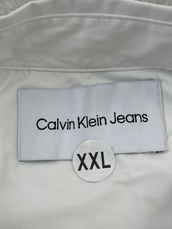 CALVIN KLEIN JEANS ΠΟΥΚΑΜΙΣΟ MINIMAL ΛΕΥΚΟ ΑΝΤΡΙΚΟ PRE OWNED XXL