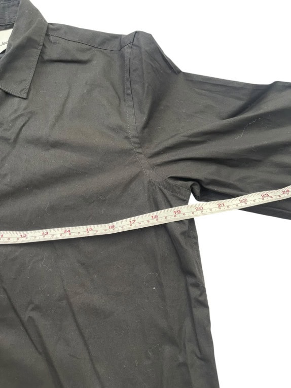 CALVIN KLEIN JEANS CAMICIA MINIMAL NERA UOMO PRE OWNED M