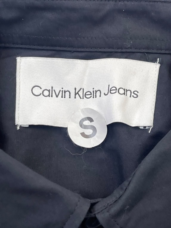 CALVIN KLEIN JEANS ΠΟΥΚΑΜΙΣΟ MINIMAL ΜΑΥΡΟ ΑΝΤΡΙΚΟ PRE OWNED S