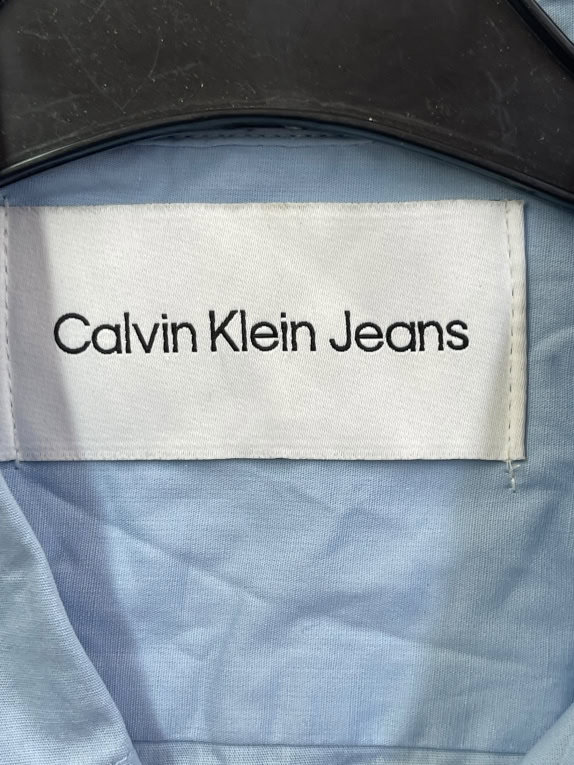 Calvin Klein Jeans Πουκάμισο Σιέλ Unisex L