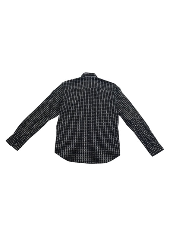 CALVIN KLEIN JEANS ΠΟΥΚΑΜΙΣΟ VINTAGE ΜΕ ΓΕΩΜΕΤΡΙΚΟ ΜΟΤΙΒΟ ΜΑΥΡΟ ΑΝΔΡΙΚΟ L