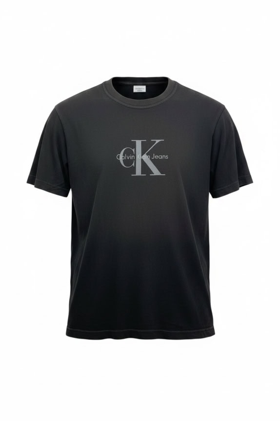 CALVIN KLEIN JEANS T-shirt Big Logo Μαύρο Unisex M