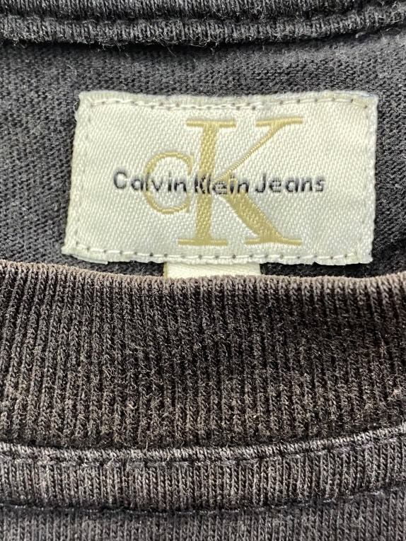 CALVIN KLEIN JEANS T-shirt Big Logo Nero Unisex M